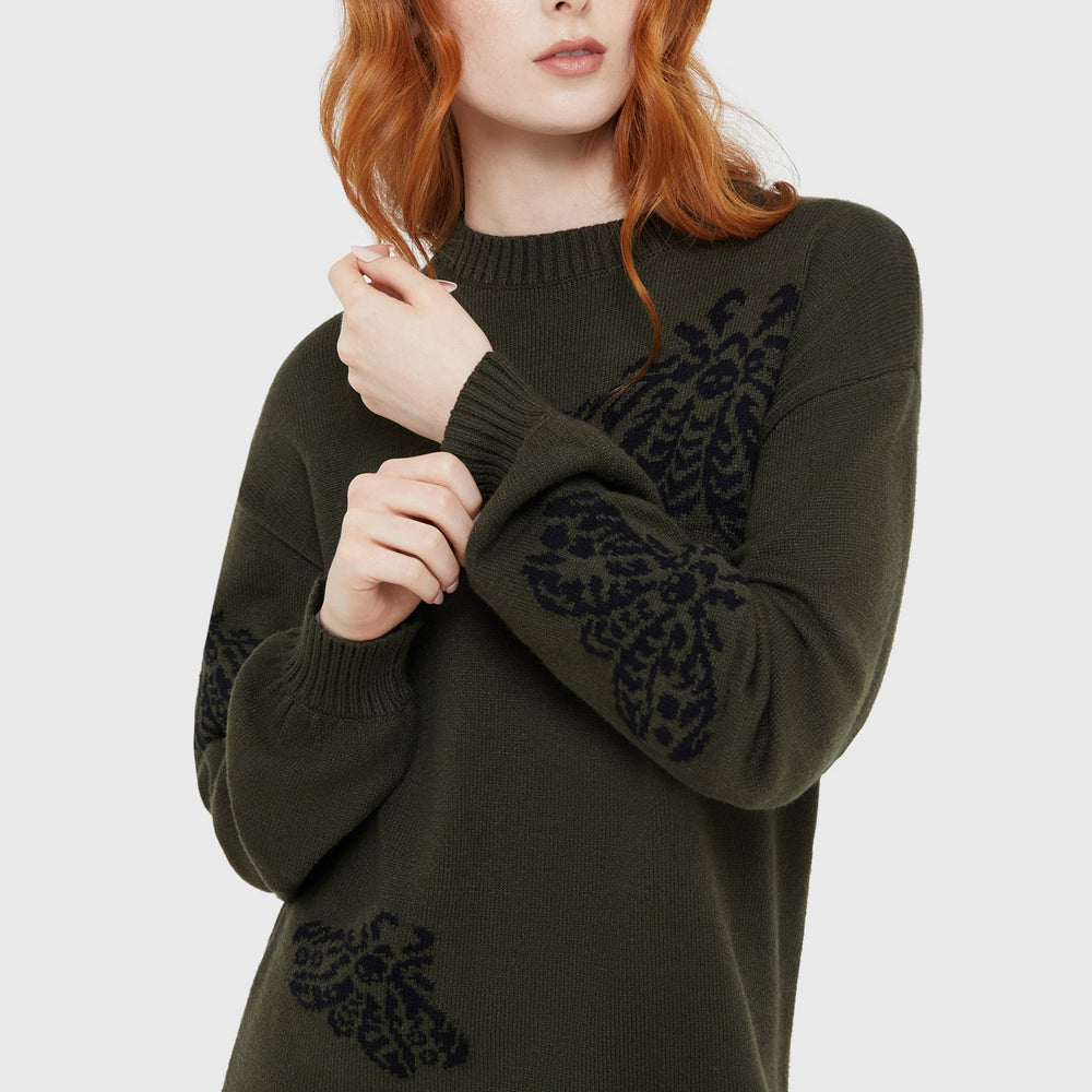 moth layered sweater maxi dress Light ‐ KILLSTAR RL:4026tues