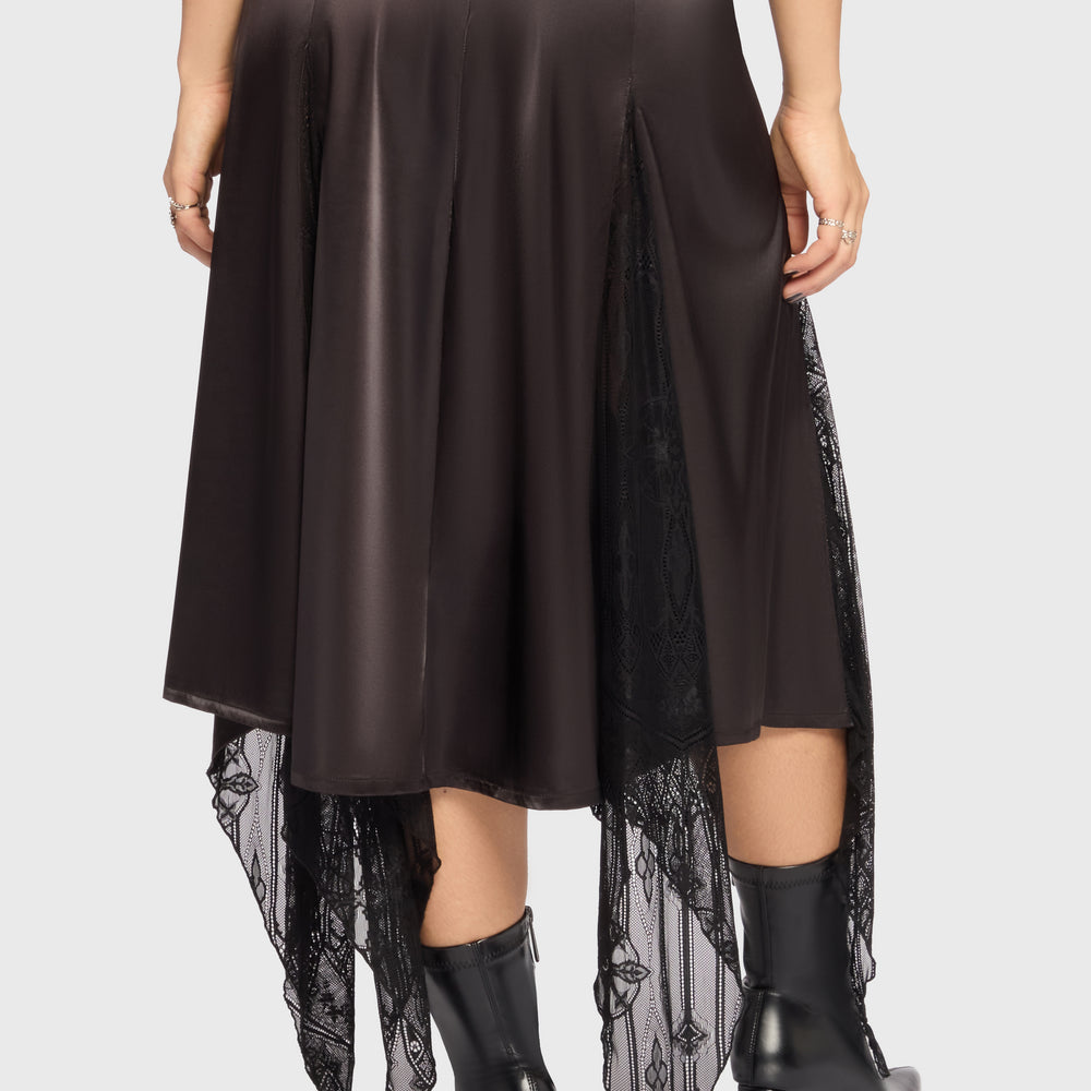 Spectral Serenity Midi Skirt ‐ KILLSTAR