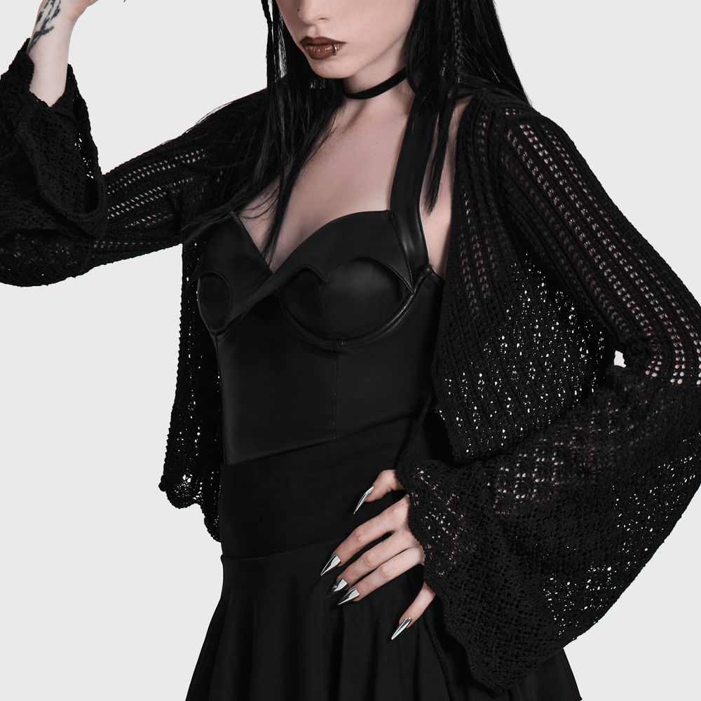 Cassiopeia O'Clock Delicate Knit Cardigan ‐ KILLSTAR