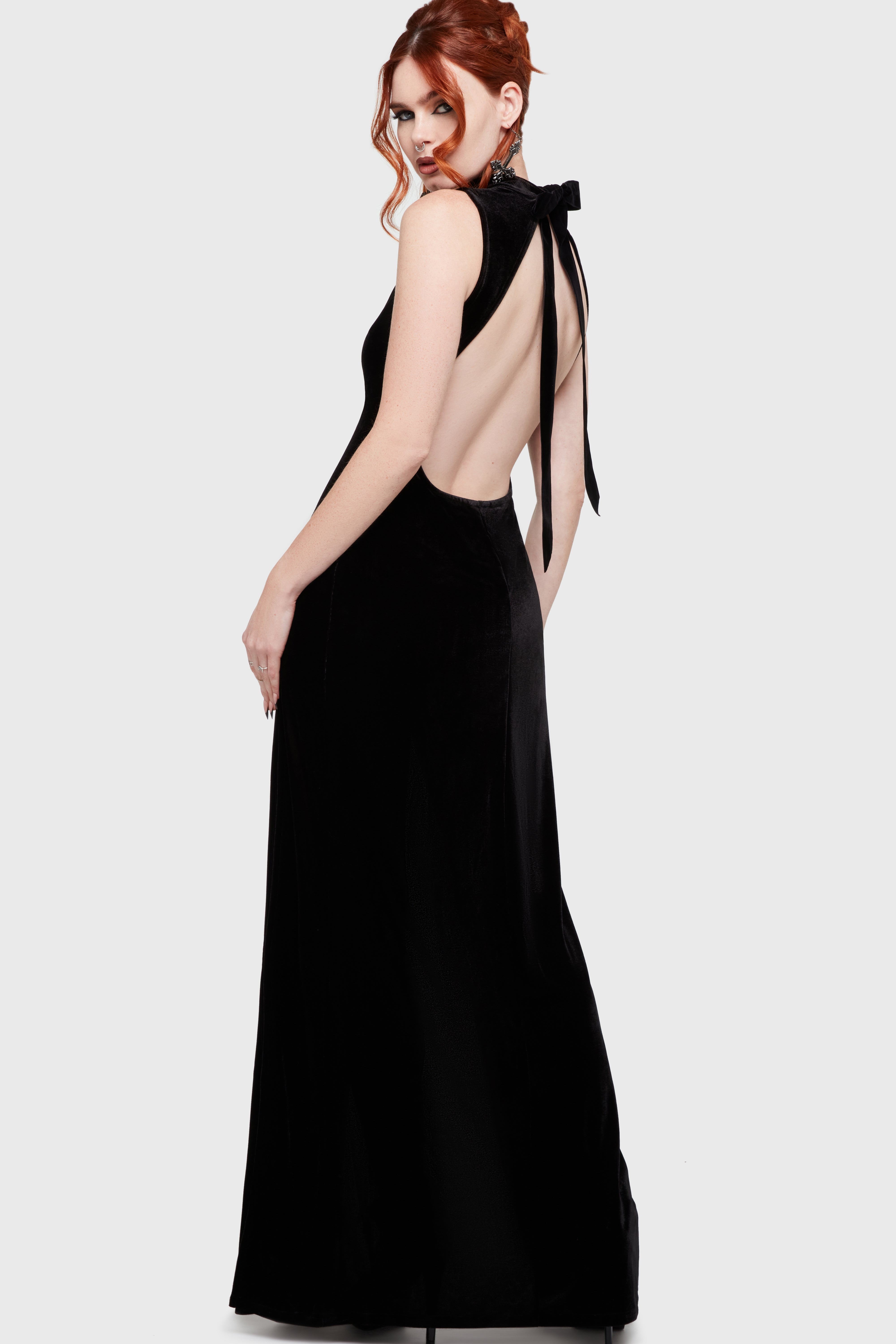 knee length dresses for ladies Vamp Whisper Maxi Dress