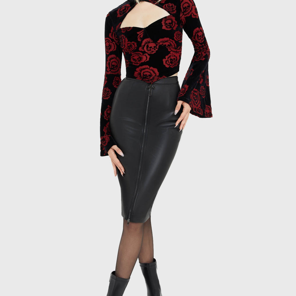 Wicked Wisteria Skirt ‐ KILLSTAR