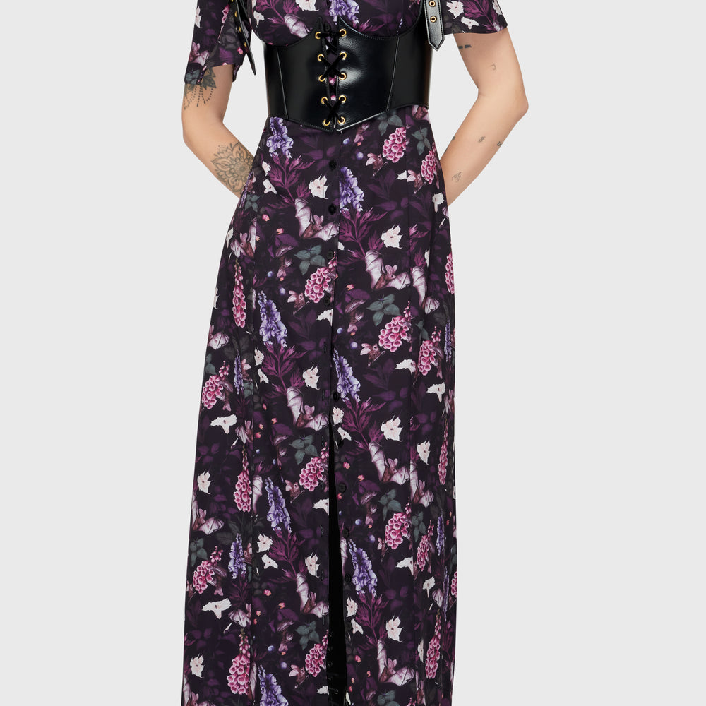 Willow Wisp Short Sleeve Maxi Dress