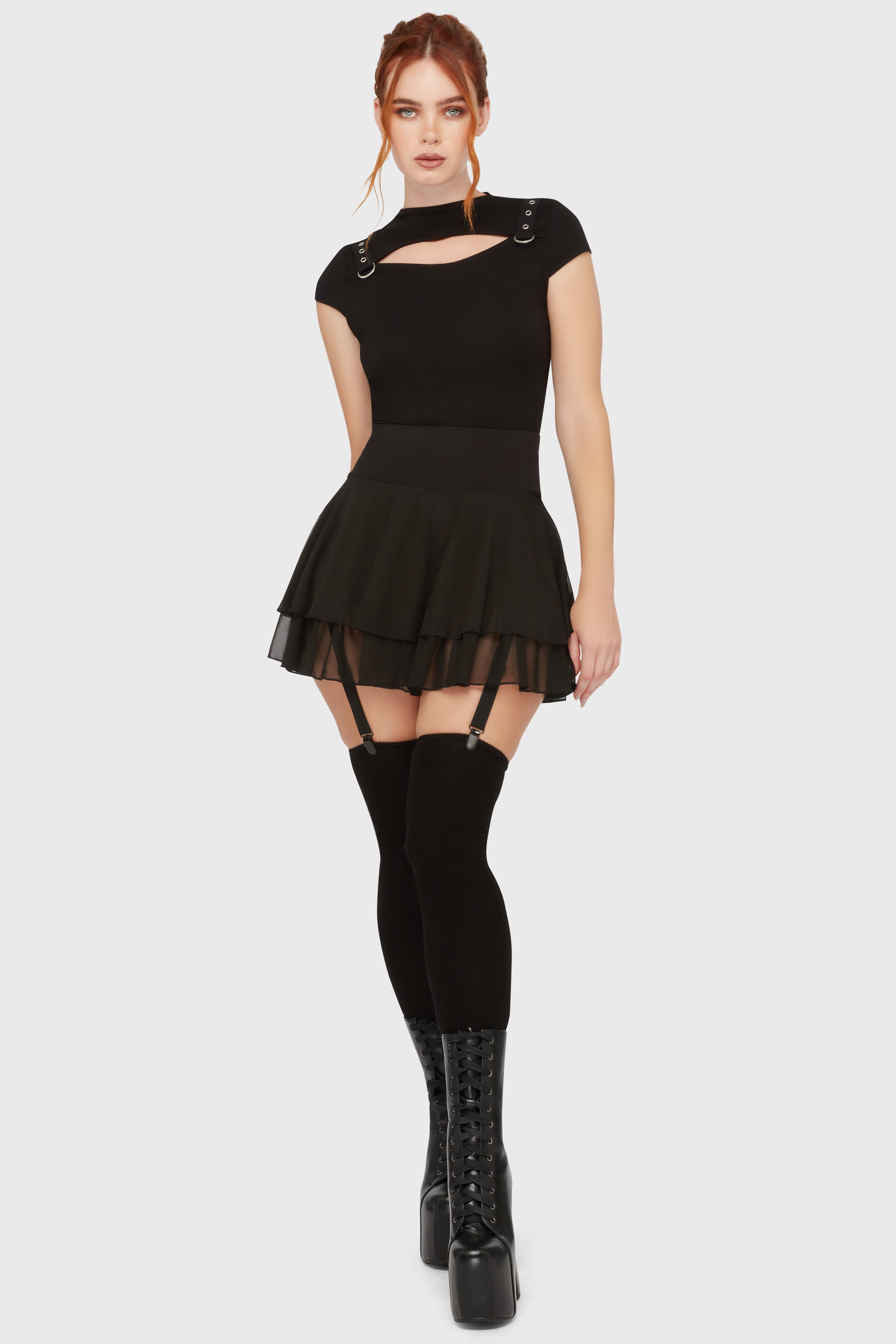 ずとまよ ZTMY x BODYSONG. SWORD Skirt ZTMY x BODYSONG. SWORD Skirt (Black) - ZUTOMAYO MART