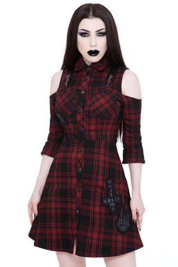 Paranormal Shirt-Dress [TARTAN] - Resurrect