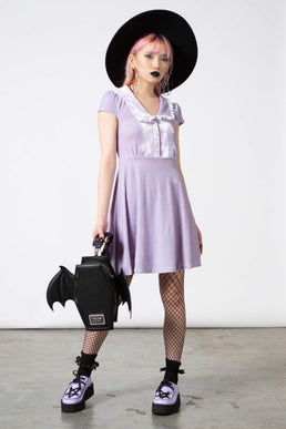 Every Mourning Collar Dress [PASTEL LILAC] - Resurrect