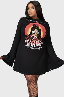 Creepy Carrie Skater Dress [PLUS] - Resurrect