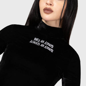 Allergic To Colour Velvet Top