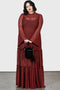 Amanita's Sorrow Maxi Dress [RED] [PLUS]