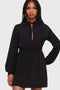Autumna Mini Dress [Black]