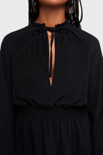 Autumna Mini Dress [Black]