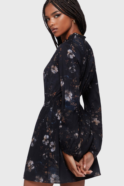 Autumna Mini Dress [Black/Multi]