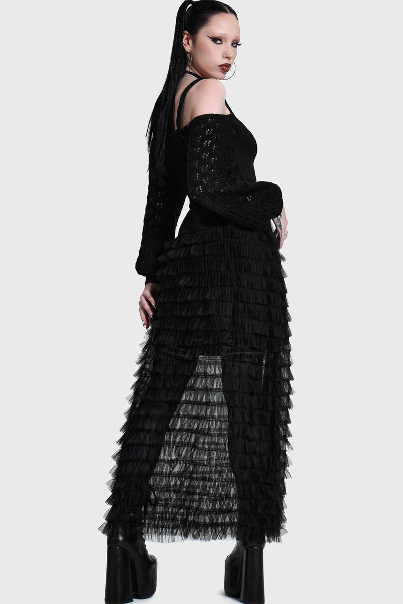 Becka Broom Corset Knit Top