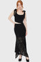 Belladonna Lace Maxi Skirt [Black]