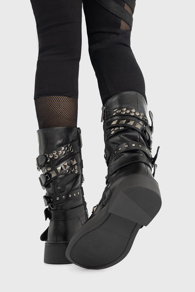 Blood Grunge Boots