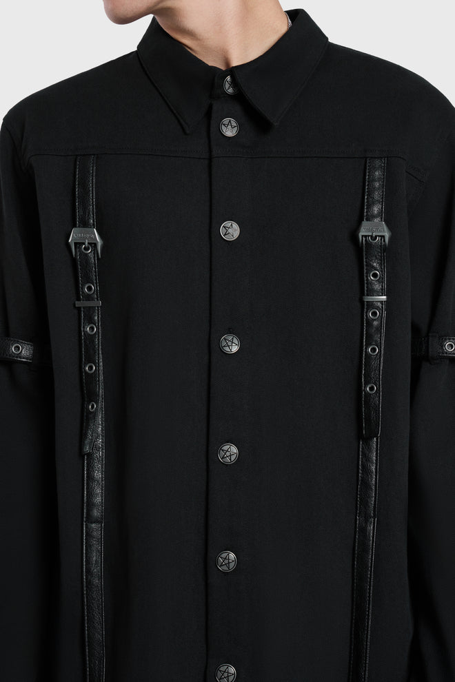 Bondage Wings Button Up Shacket