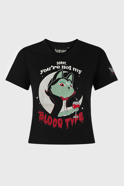 Blood Type Crop Top
