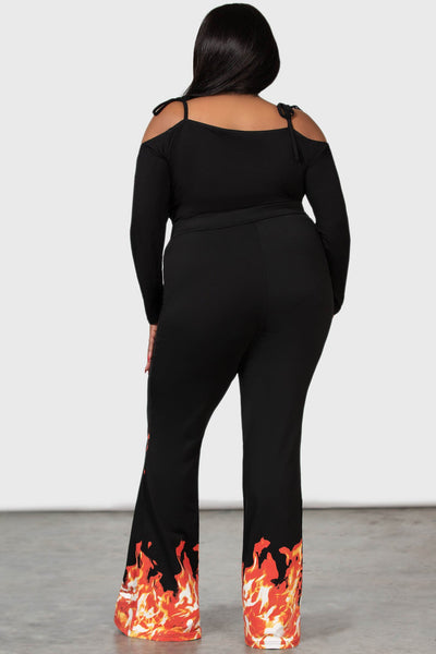 Carrie Bootcut Trousers [PLUS]