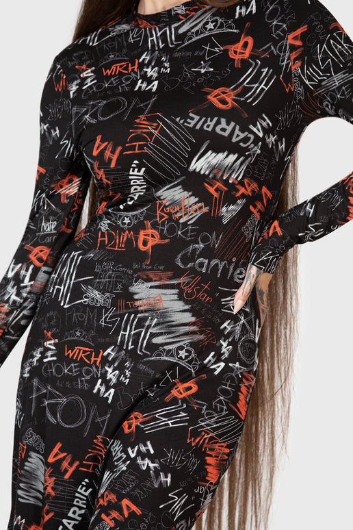 Killstar Endless Night Maxi Dress Black