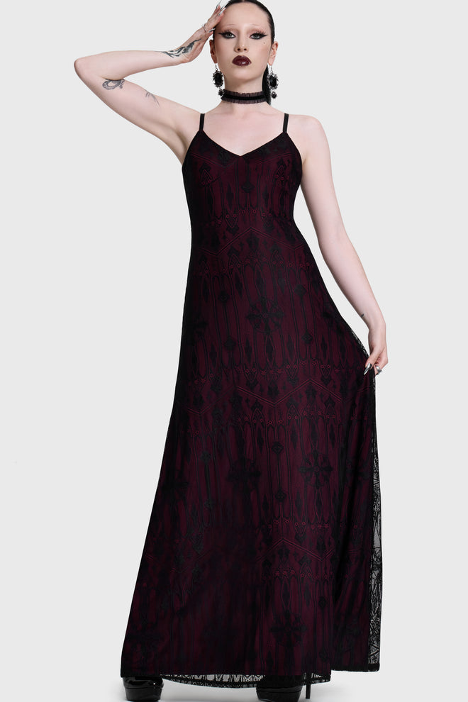 Cathedral Curse Slip Dress