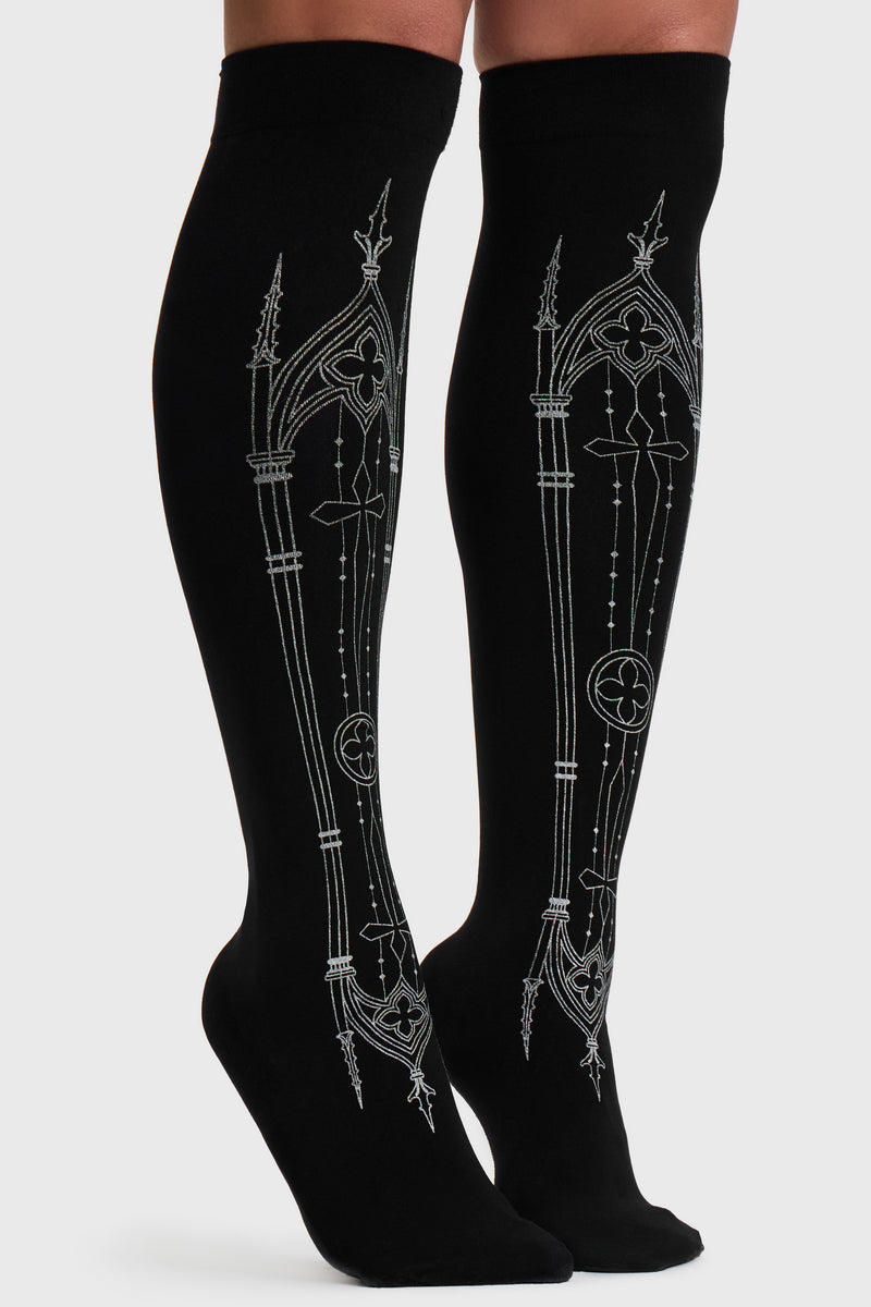 Cathedra Knee High Socks