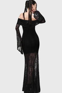 killstar mermaid dress Hexemore Sequin Maxi Dress
