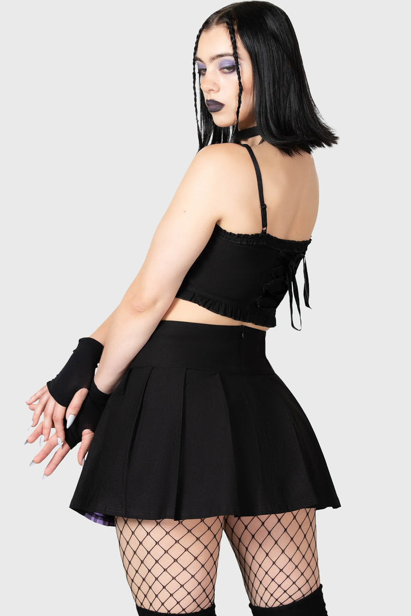 Cattie Pleated Skirt | Killstar