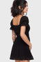 Celestial Night Off The Shoulder Mini Dress [Black]