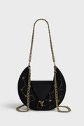 Celestial Sky Velvet Crossbody Bag