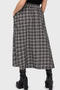 Chapel Blessing Plaid Midi Skirt