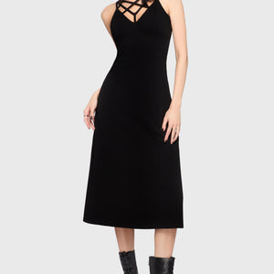 Chapel Blessing Strap Midi Dress