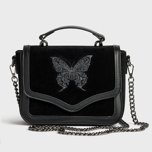 Chapel Blessing Velvet Shoulder Bag