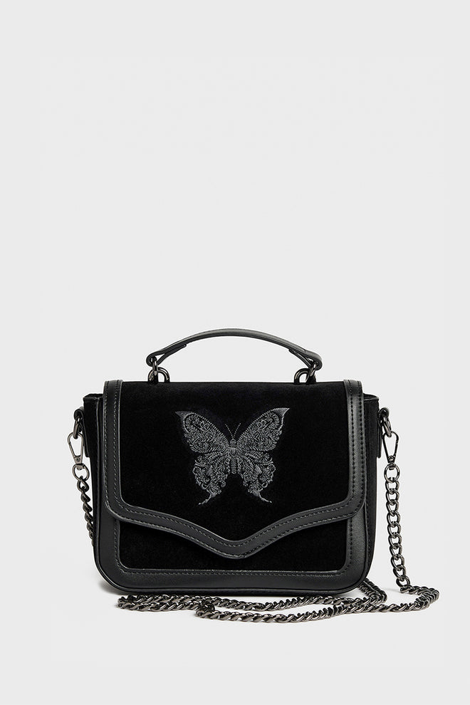 Chapel Blessing Velvet Shoulder Bag
