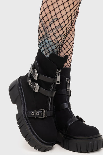 Coffin Combat Boots