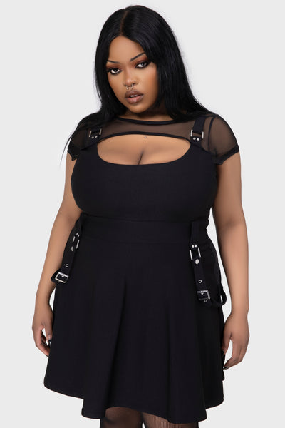 killstar regiment skater dress Women's dress KILLSTAR - Regiment Skater