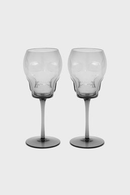 Cranium Wine Glasses [GREY]