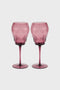 Cranium Wine Glasses [PLUM]