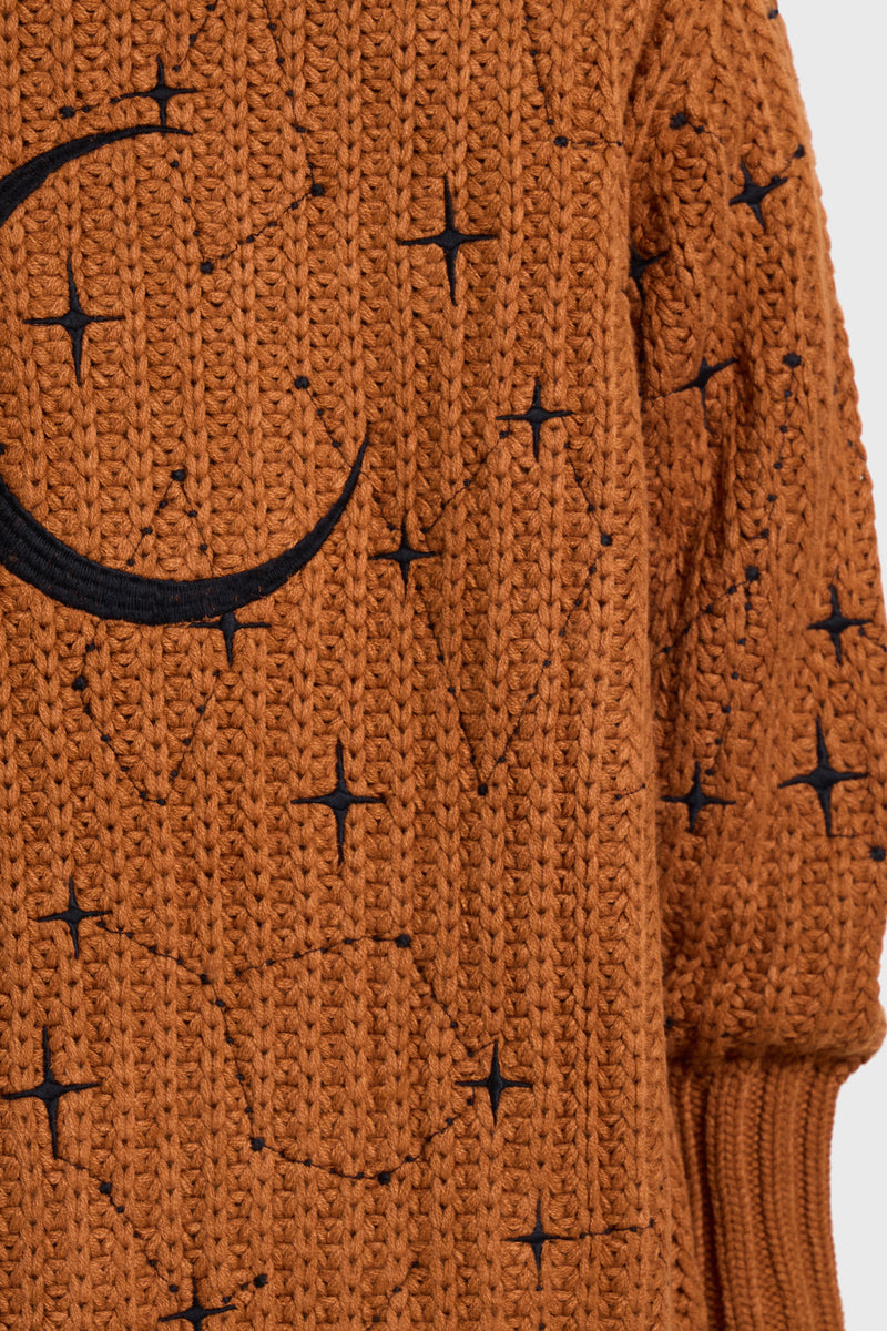 Crescent Night Knitted Cardigan