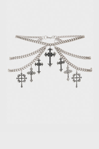 Crucifix Chain Belt
