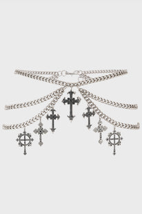 Crucifix Chain Belt