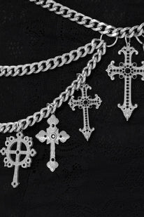 Crucifix Chain Belt
