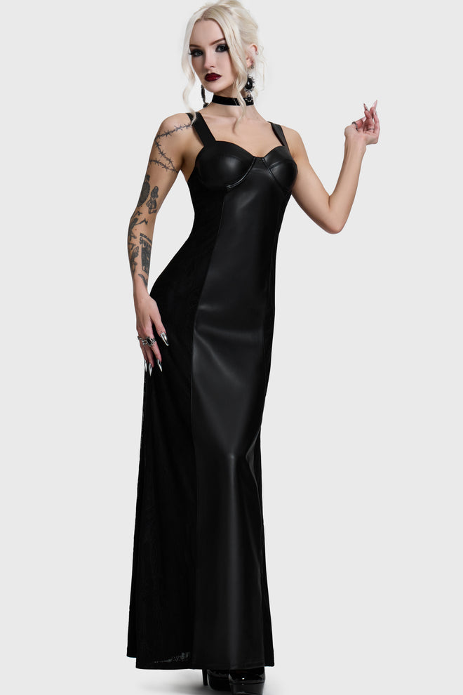 Crucifix Maxi Dress