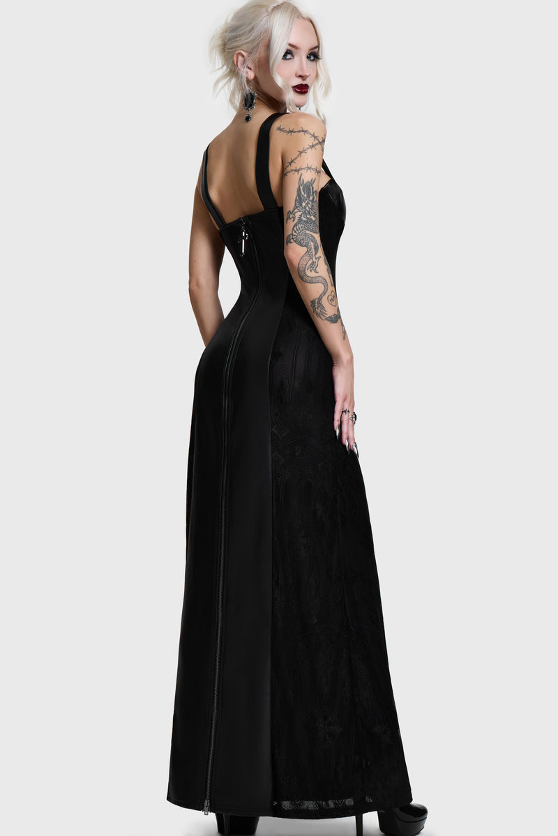 Crucifix Maxi Dress