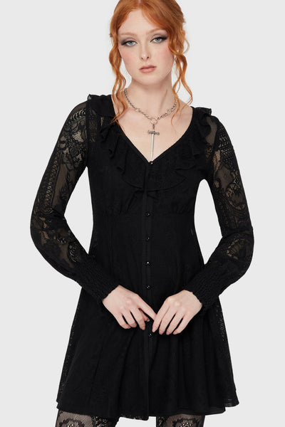 belk black lace dress City Chic Lace Glamour Midi Dress
