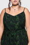 Cottage Chorus Maxi Dress [BLACK/GREEN]