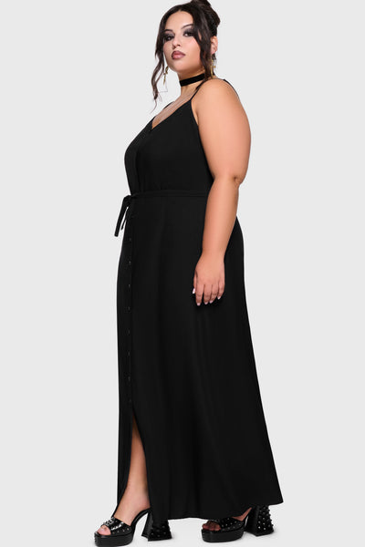 Cottage Chorus Maxi Dress [BLACK] - XL / Black