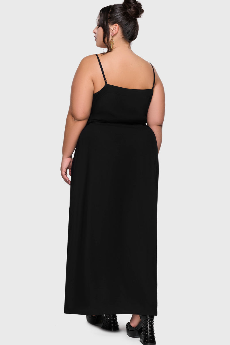 Cottage Chorus Maxi Dress [BLACK]