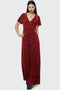 Crimson Bloodlust Maxi Dress