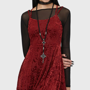 Crimson Bloodlust Mini Dress