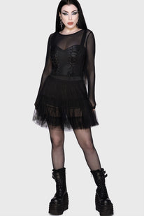 Dance All Night Mini Skirt