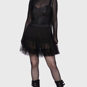 Dance All Night Mini Skirt